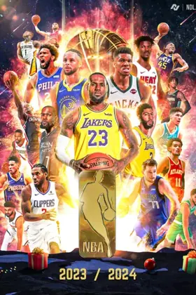 NBA basketball promotional image